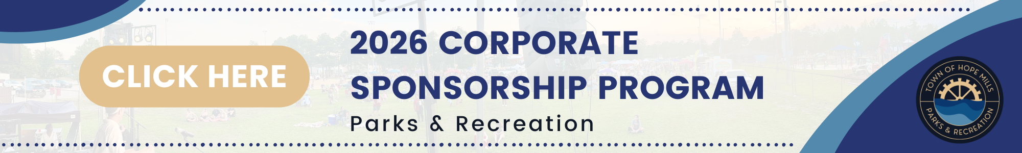 2025 Corporate Sponsorship Program Banner